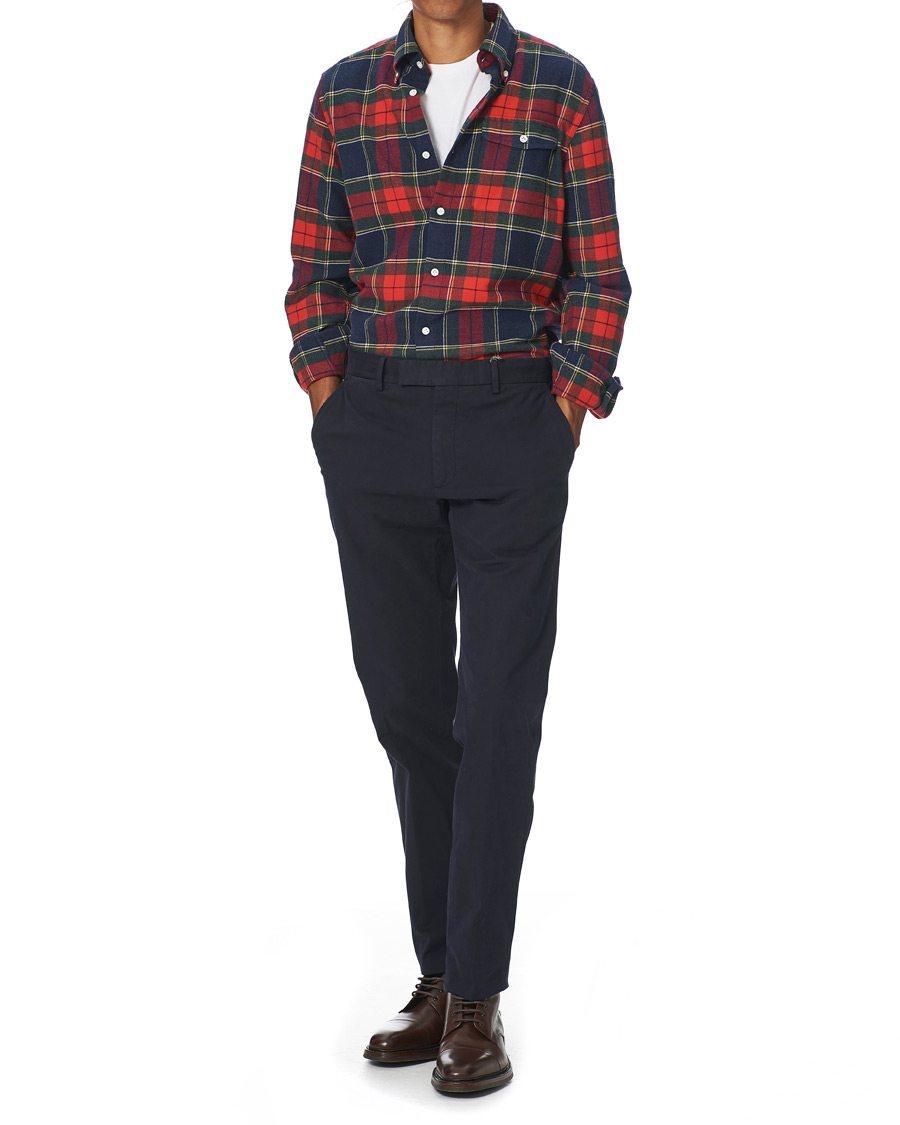Herre | Skjorter | Morris Heritage | Tartan Button Down Shirt Multi