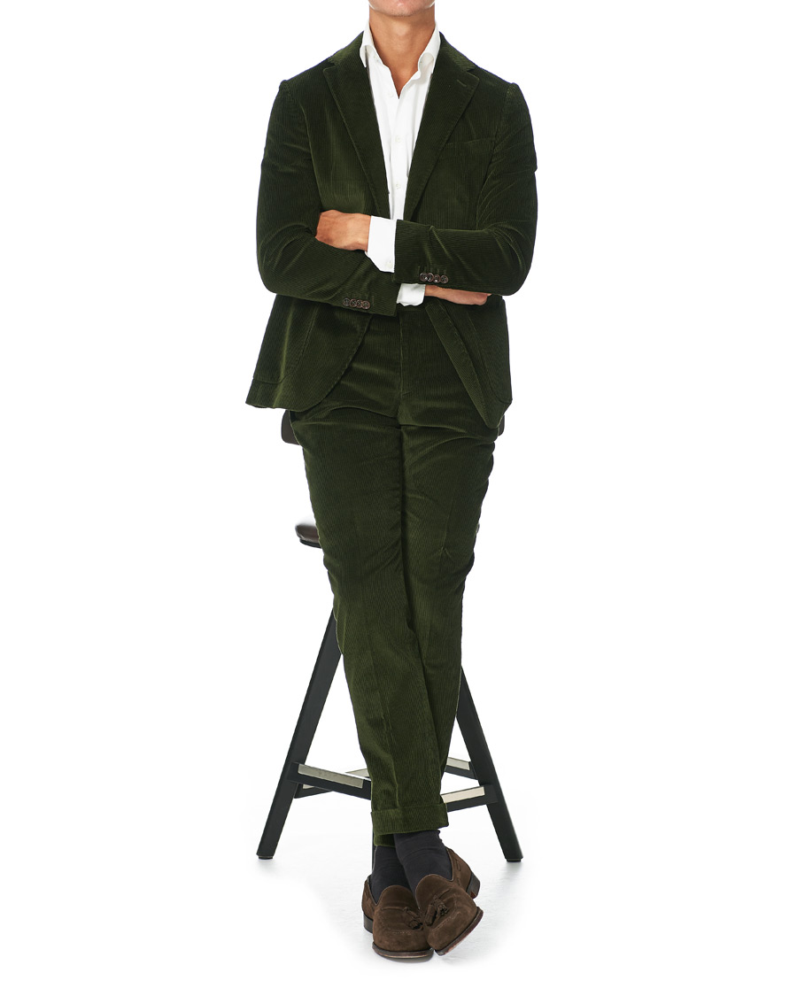 Herre | Dressjakker | Morris Heritage | Mike Corduroy Blazer Green