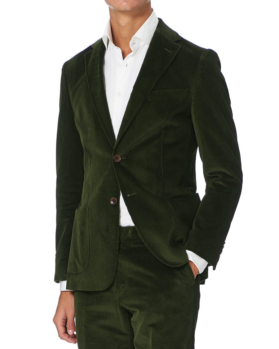 Herre | Dressjakker | Morris Heritage | Mike Corduroy Blazer Green