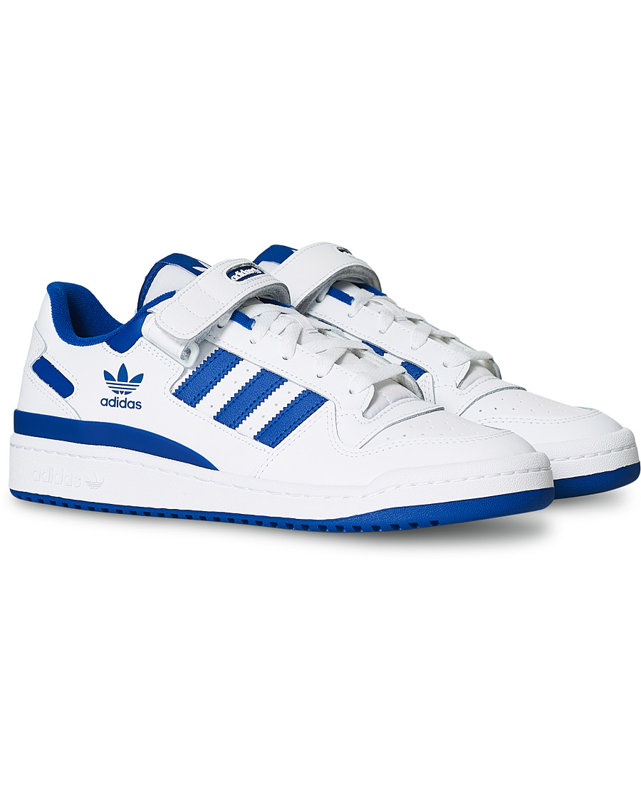 Herre | adidas Originals Forum Low Sneaker White/Blue | adidas Originals | Forum Low Sneaker White/Blue