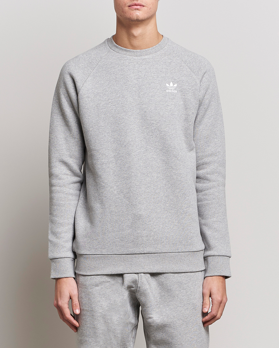 Herre | Grå gensere | adidas Originals | Essential Trefoil Sweatshirt Grey