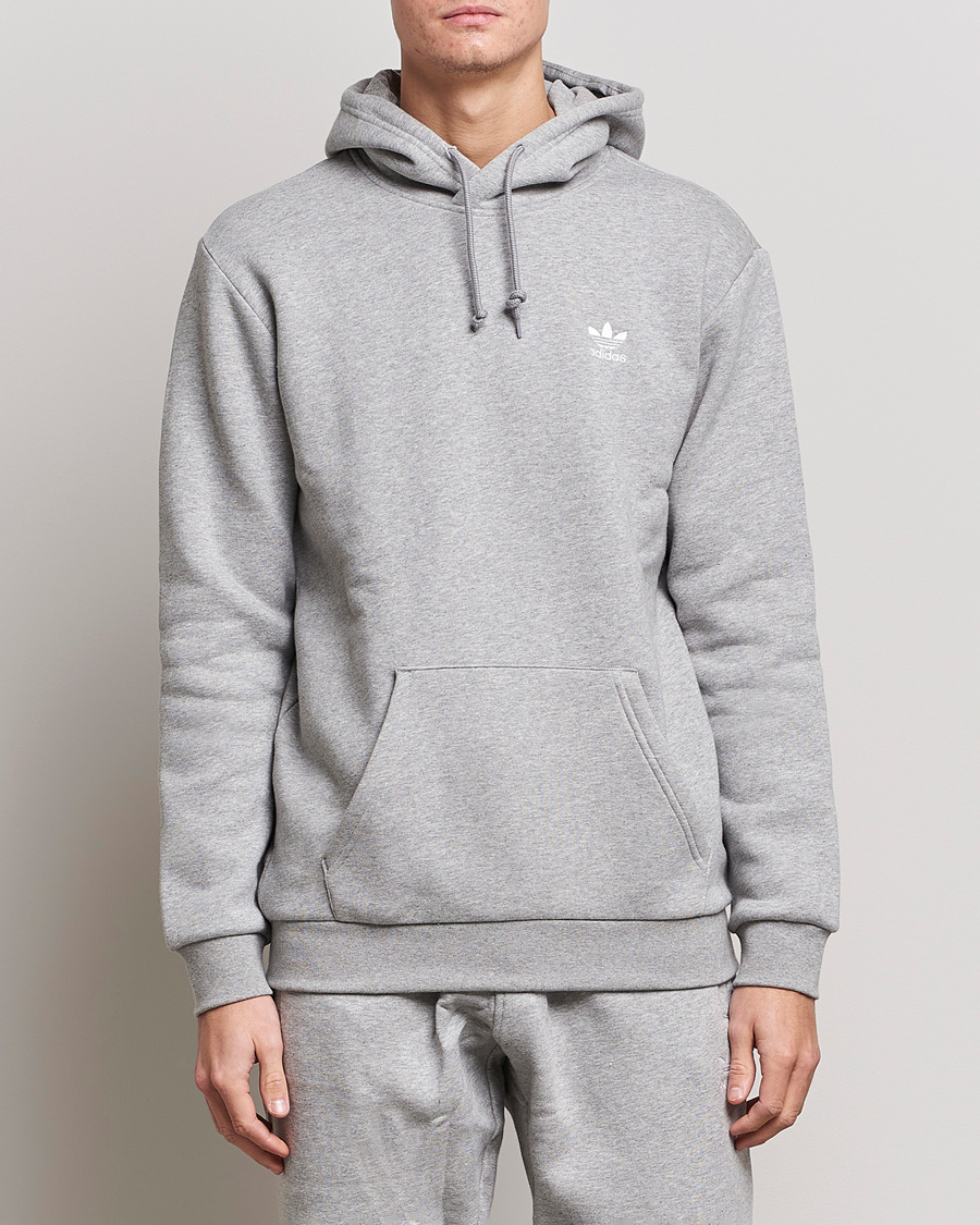 Herre | Gensere | adidas Originals | Essential Hoodie Grey Melange