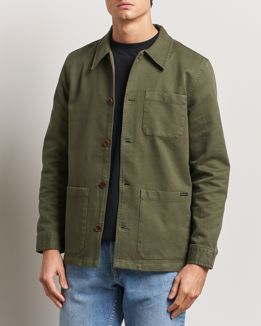 Herre | Skjorter | Nudie Jeans | Barney Worker Overshirt Olive