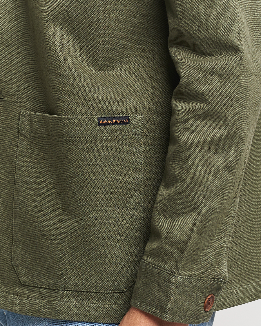 Herre | Skjorter | Nudie Jeans | Barney Worker Overshirt Olive