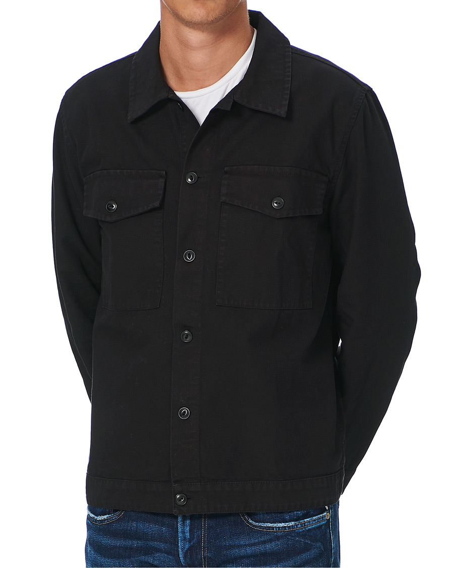 Herre | Nudie Jeans Colin Canvas Overshirt Black | Nudie Jeans | Colin Canvas Overshirt Black