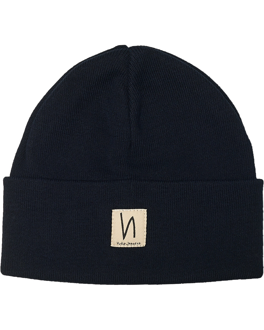 Herre | Nudie Jeans Falksson Beanie Navy | Nudie Jeans | Falksson Beanie Navy