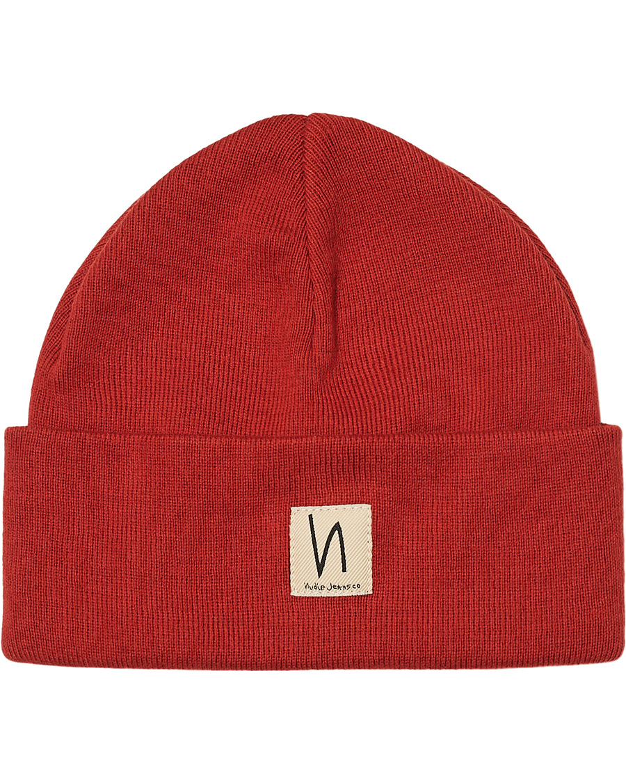 Herre | Nudie Jeans Falksson Beanie Red | Nudie Jeans | Falksson Beanie Red