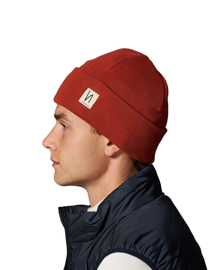 Herre | Nudie Jeans Falksson Beanie Red | Nudie Jeans | Falksson Beanie Red