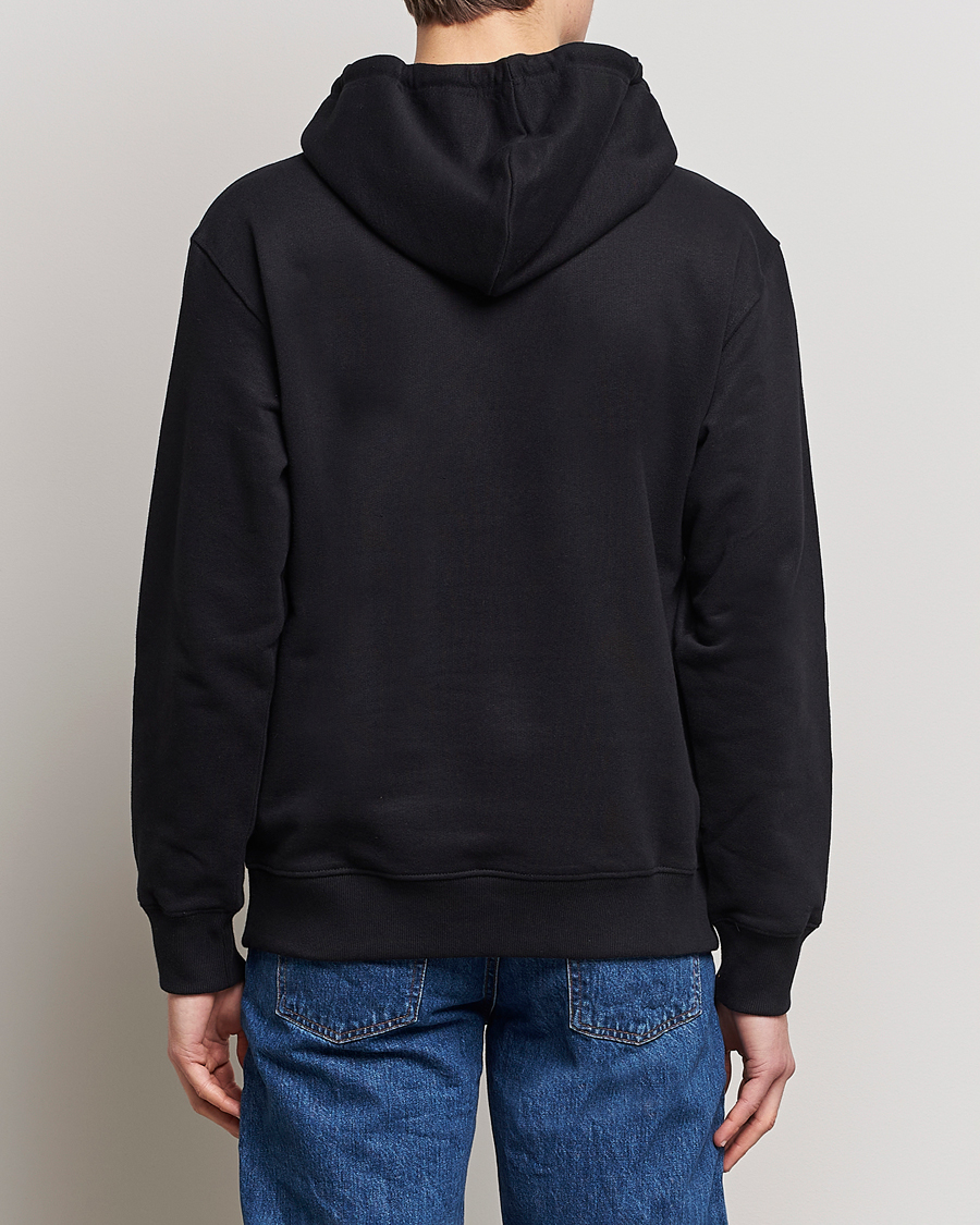 Herre | Gensere | Nudie Jeans | Franke Logo Hoodie Black