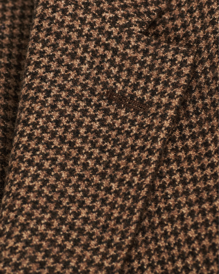 Herre | Dressjakker | Boglioli | K Jacket Houndstooth Blazer Brown