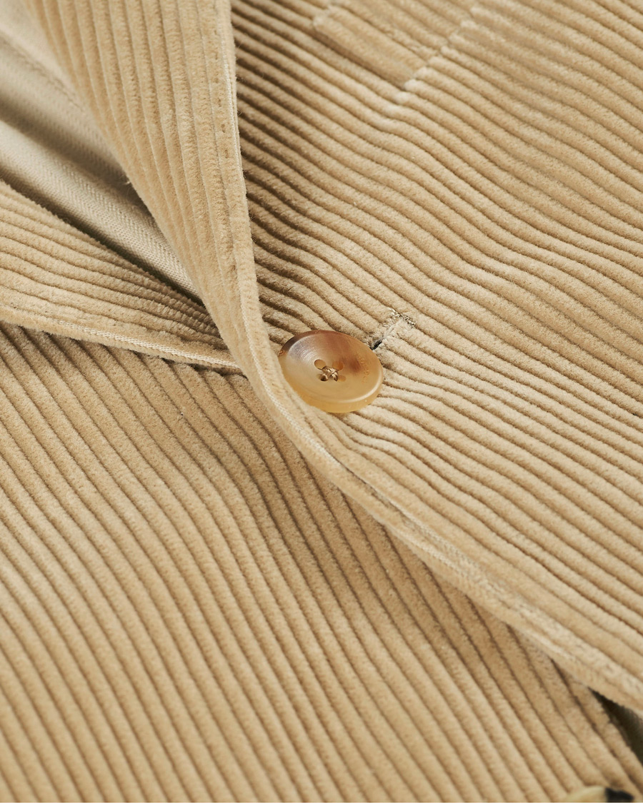Herre | Dressjakker | Boglioli | K Jacket Wale Corduroy Blazer Beige