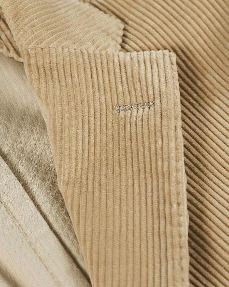 Herre | Dressjakker | Boglioli | K Jacket Wale Corduroy Blazer Beige