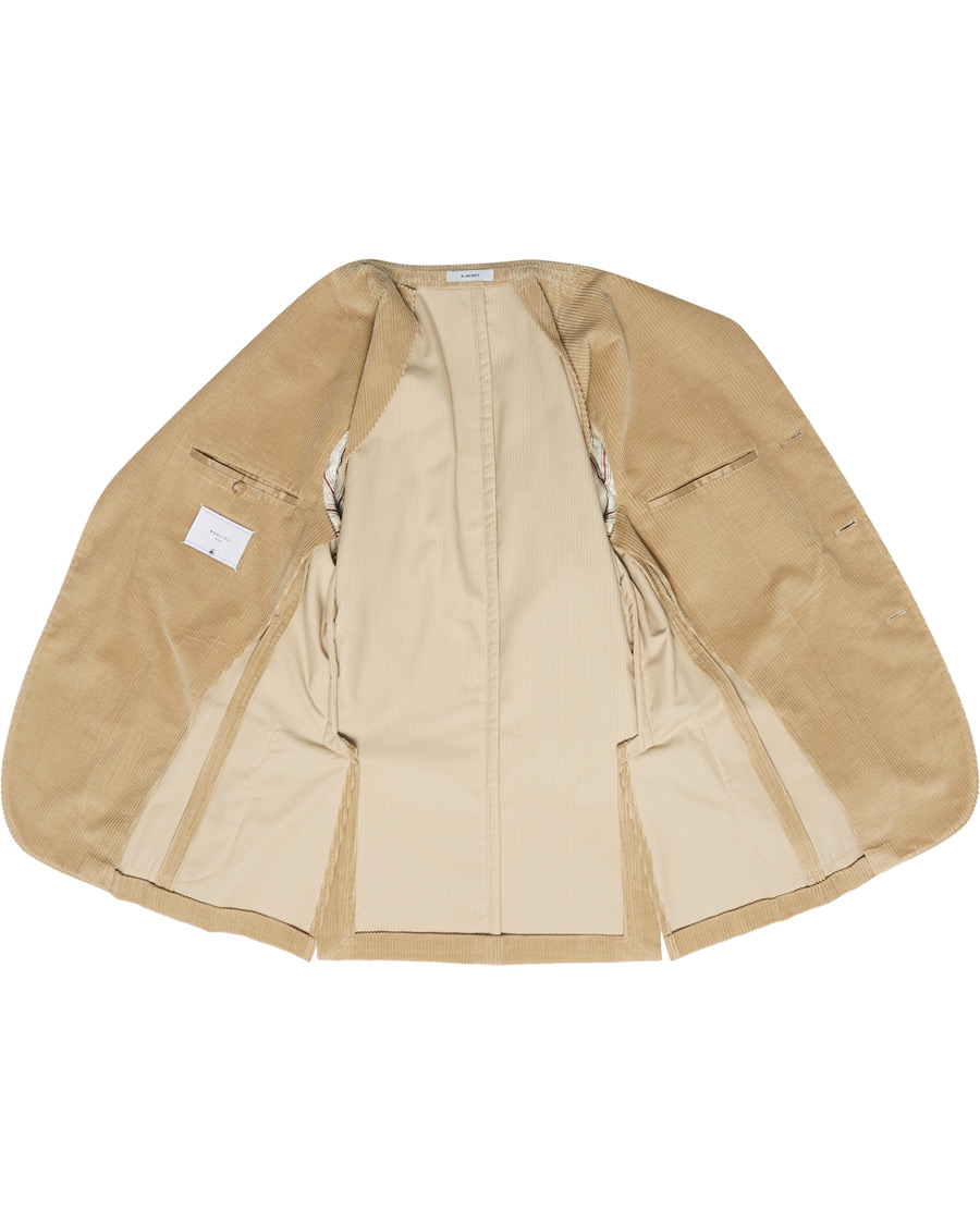 Herre | Dressjakker | Boglioli | K Jacket Wale Corduroy Blazer Beige
