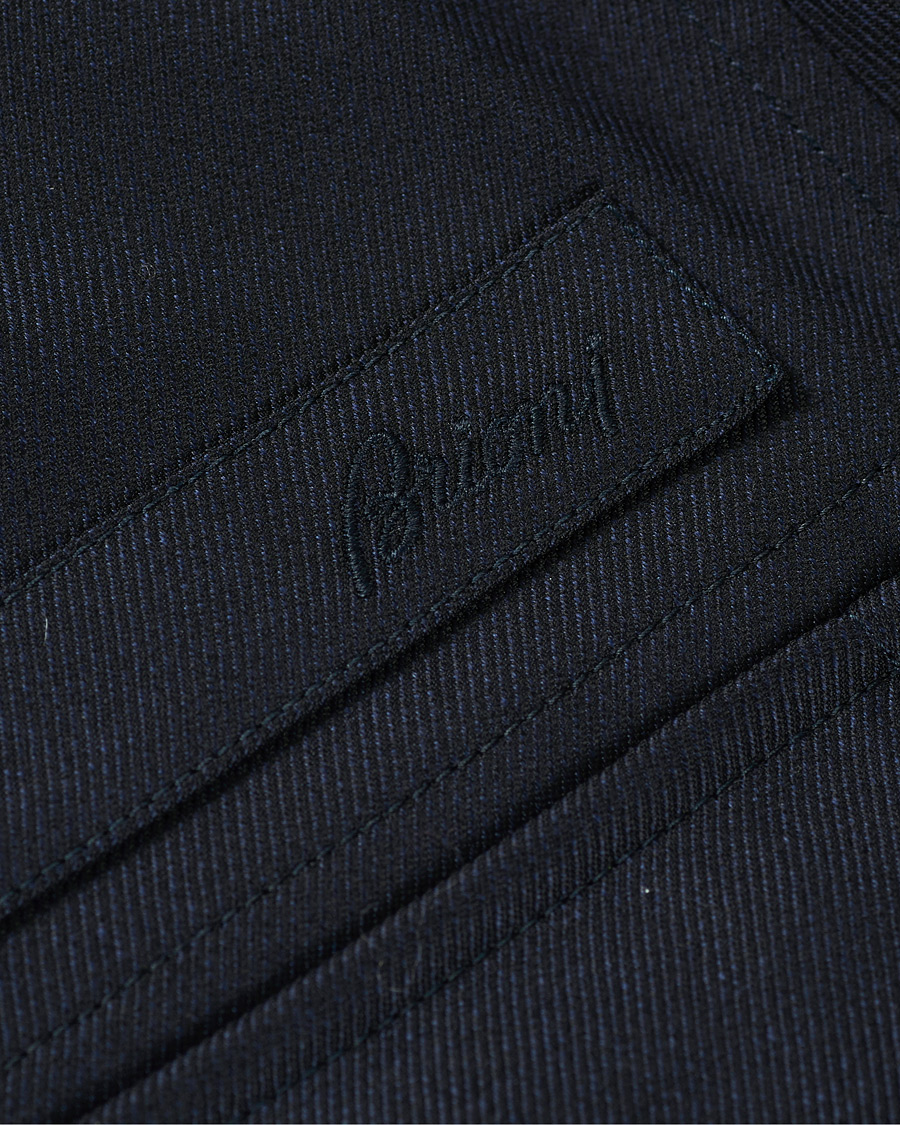 Herre | Jakker | Brioni | Light Wool Sahariana Navy