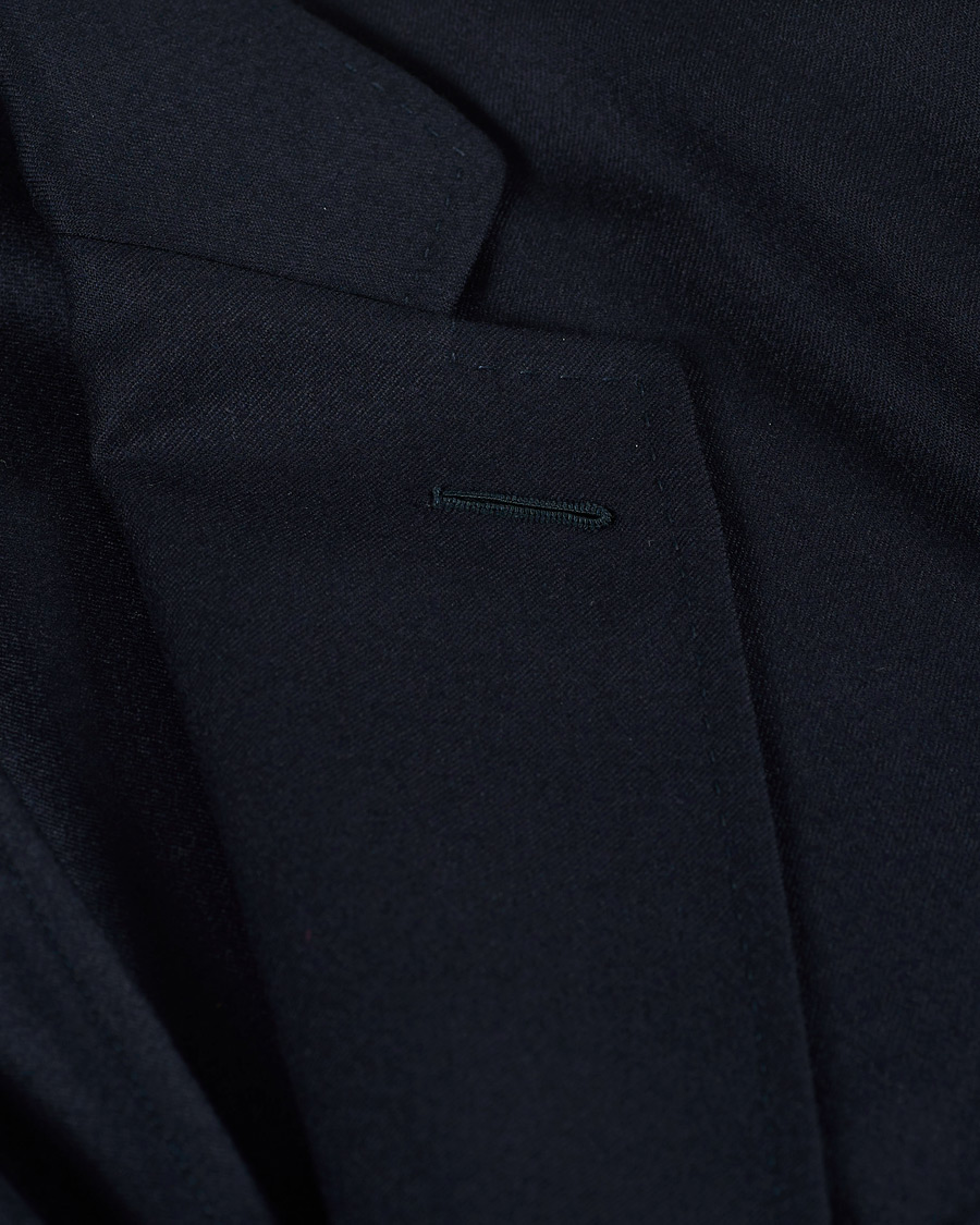 Herre | Dressjakker | Brioni | Deconstructed Flannel Blazer Navy