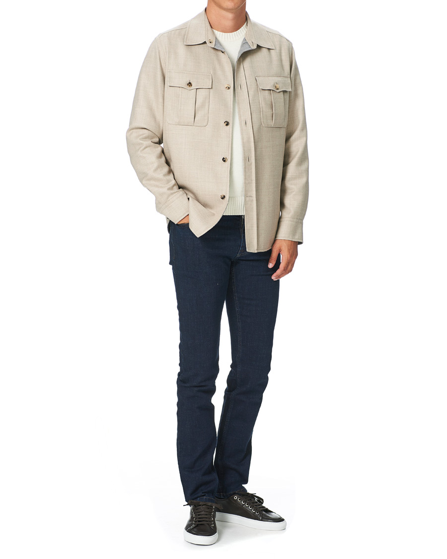 Herre | Jeans | Brioni | Aspen 5 Pocket Stretch Denim Dark Indigo