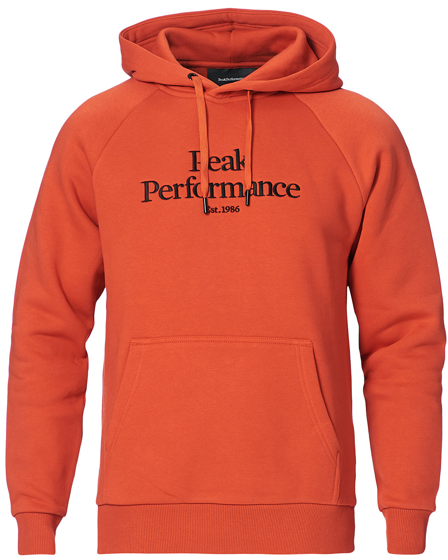 Herre | Gensere | Peak Performance | Original Logo Hoodie Orange