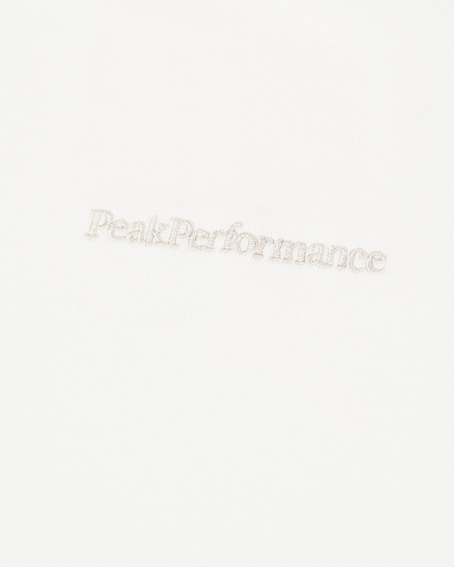 Herre | T-Shirts | Peak Performance | Moment Organic Cotton Tee Off White