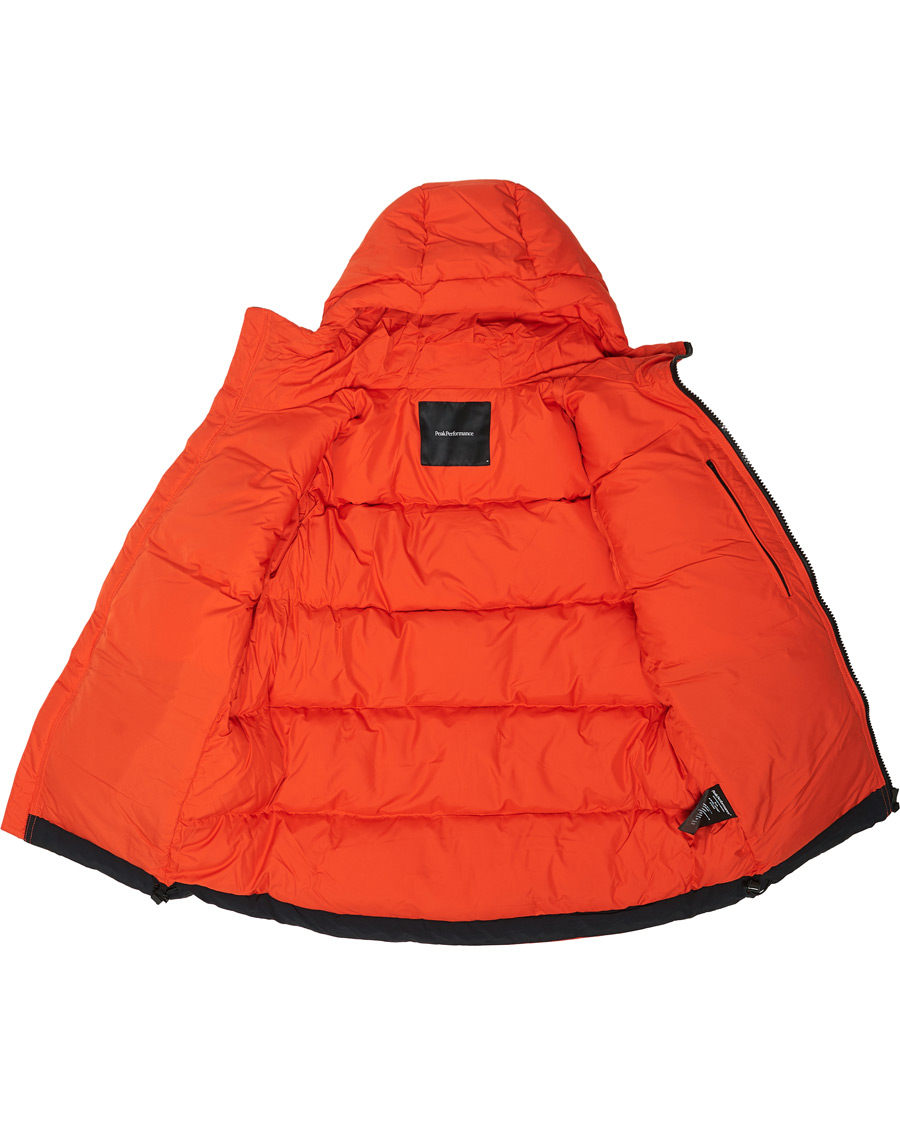 Herre | Jakker | Peak Performance | Rivel Down Hooded Jacket Orange