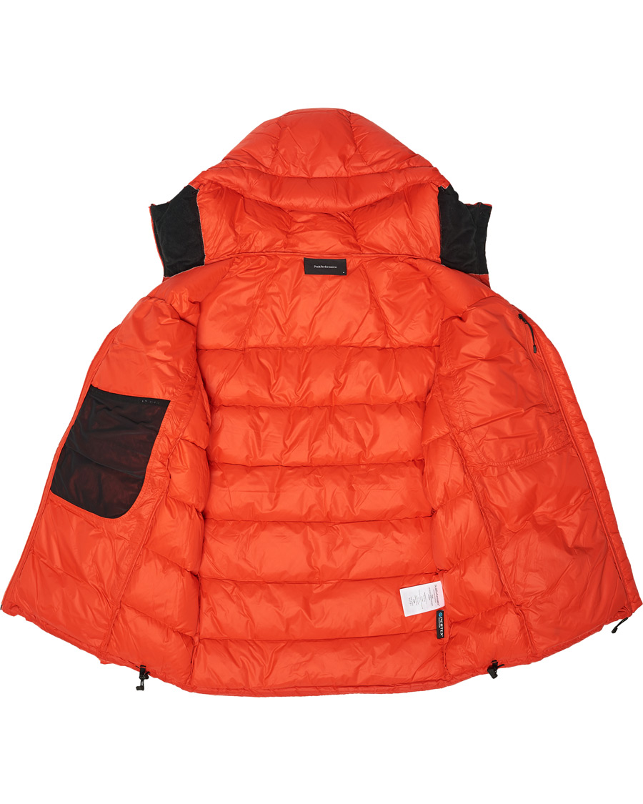 Herre | Jakker | Peak Performance | Frost Down Hooded Jacket Racing Red
