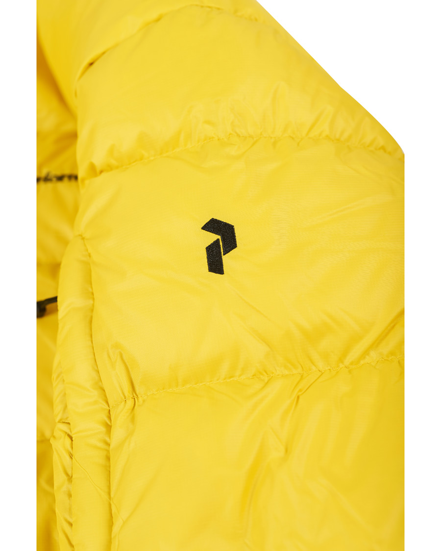 Herre | Jakker | Peak Performance | Frost Down Hooded Jacket Trek Yellow
