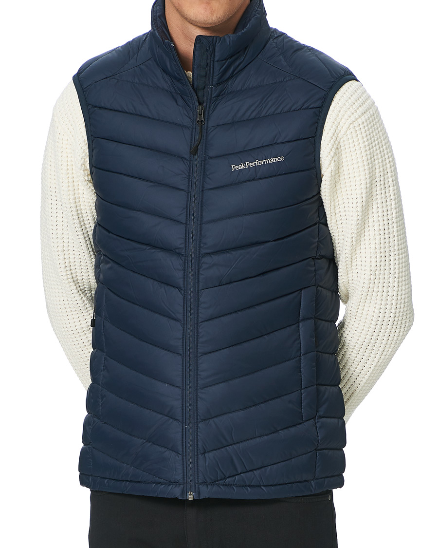Herre | Jakker | Peak Performance | Frost Down Vest Blue Shadow
