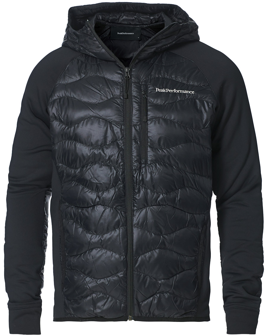 Herre | Jakker | Peak Performance | Helium Hybrid Hooded Jacket Black