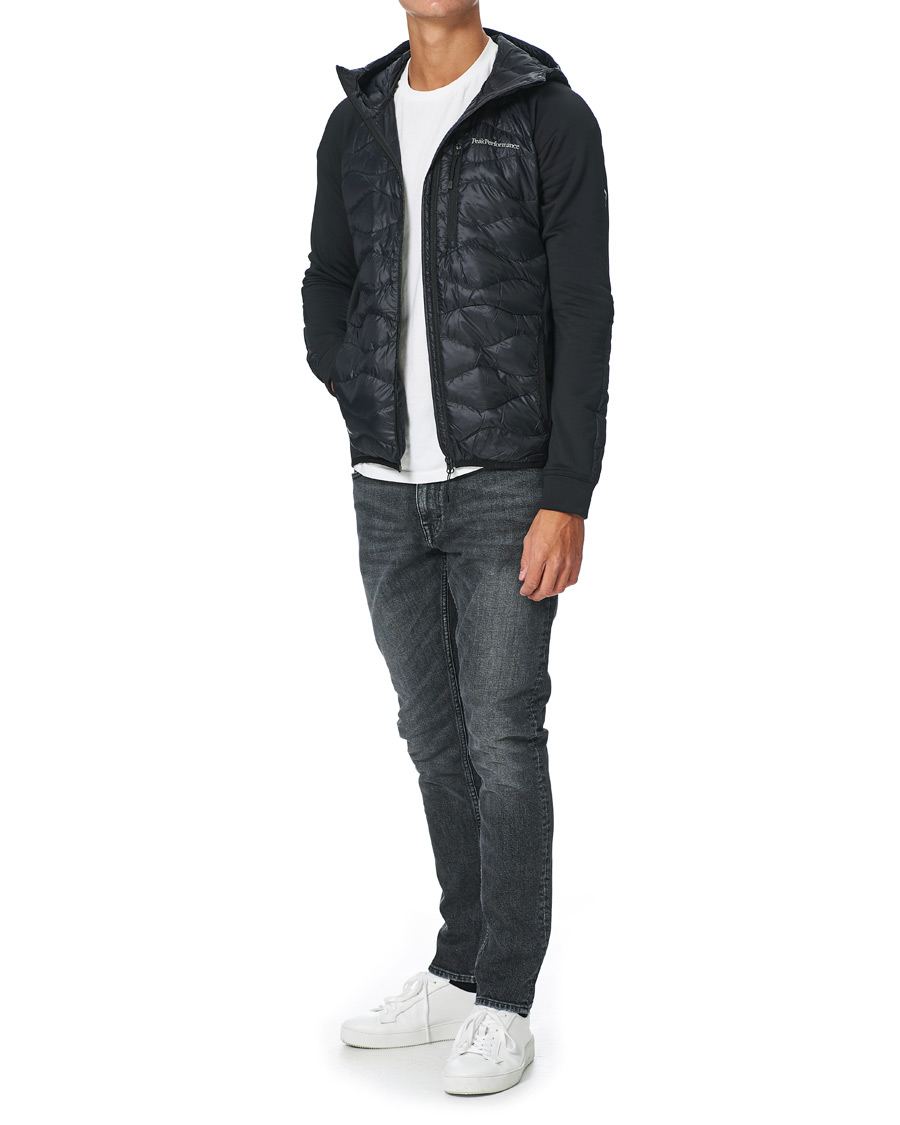 Herre | Jakker | Peak Performance | Helium Hybrid Hooded Jacket Black