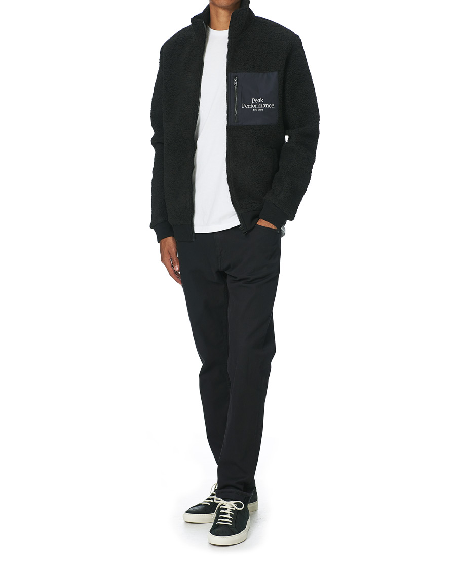 Herre | Gensere | Peak Performance | Original Pile Zip Jacket Black
