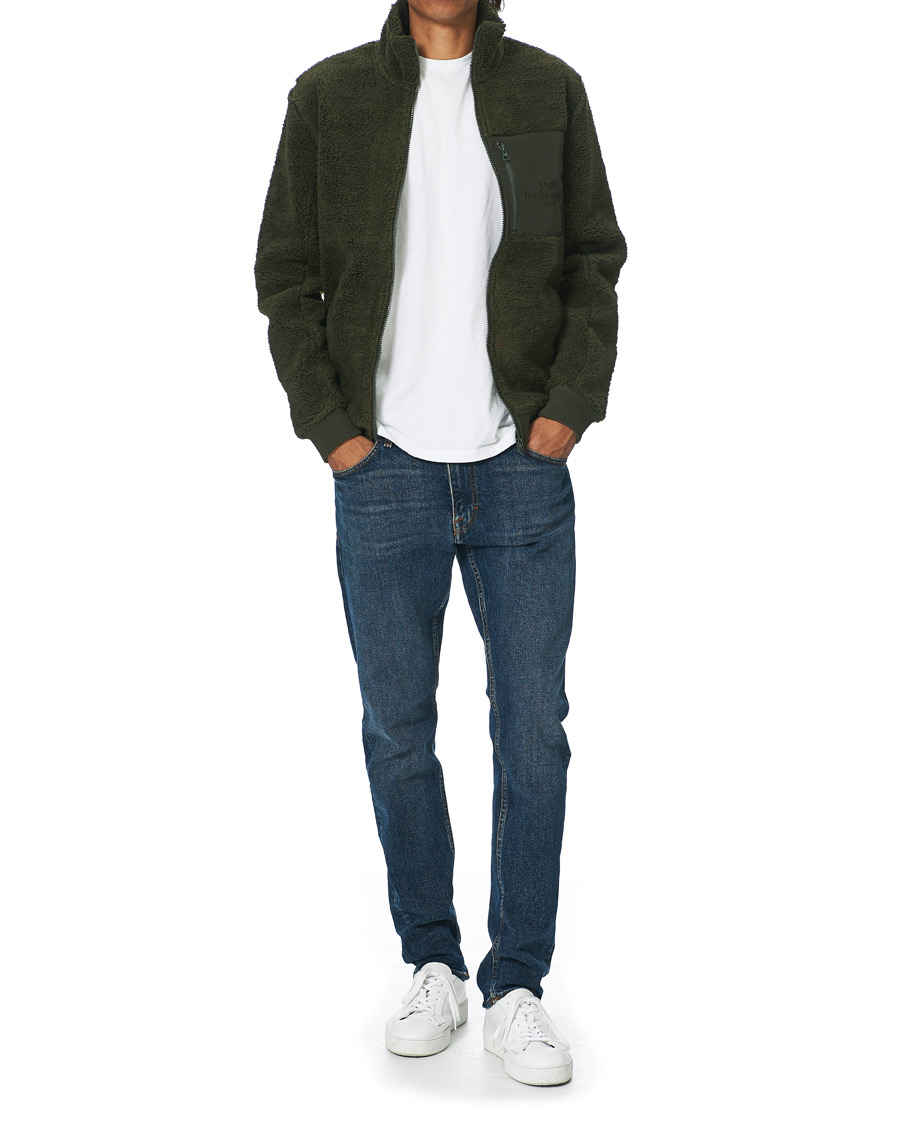 Herre | Gensere | Peak Performance | Original Pile Zip Jacket Olive Extreme