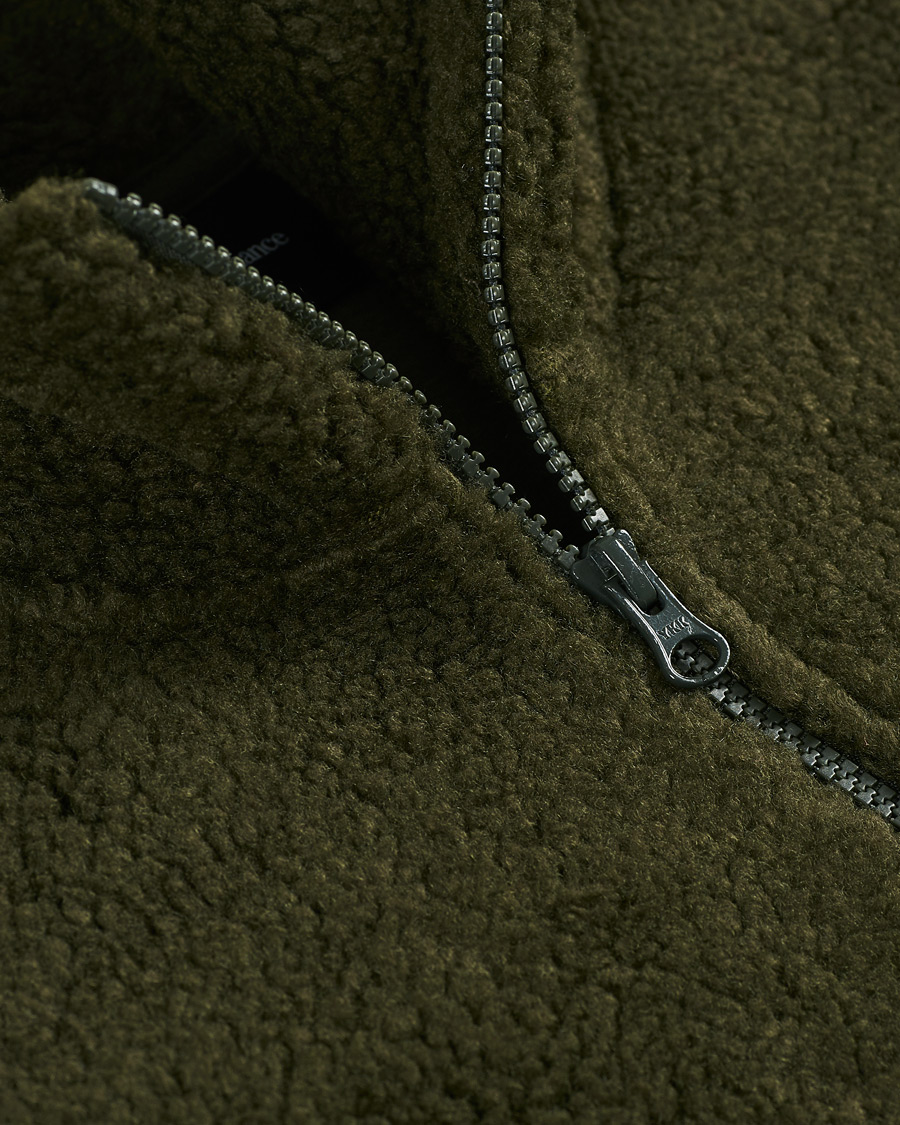 Herre | Gensere | Peak Performance | Original Pile Zip Jacket Olive Extreme