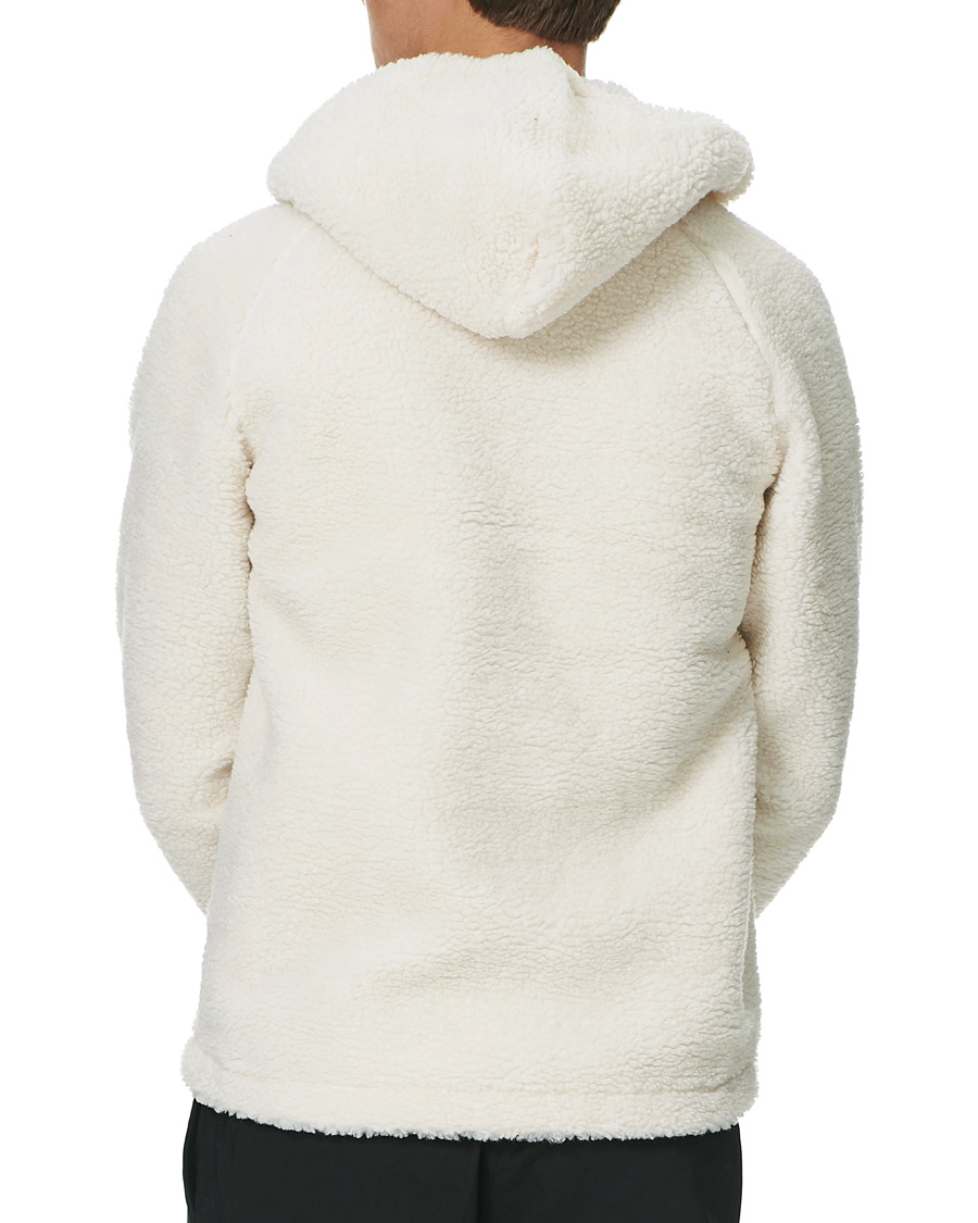 Herre | Gensere | Peak Performance | Original Pile Zip Hood Off white