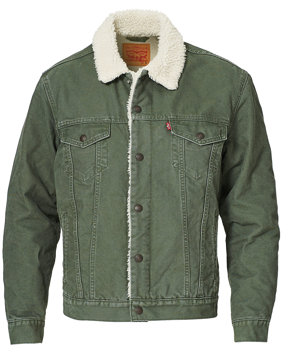 Herre | Jakker | Levi's | Type III Sherpa Trucker Thyme