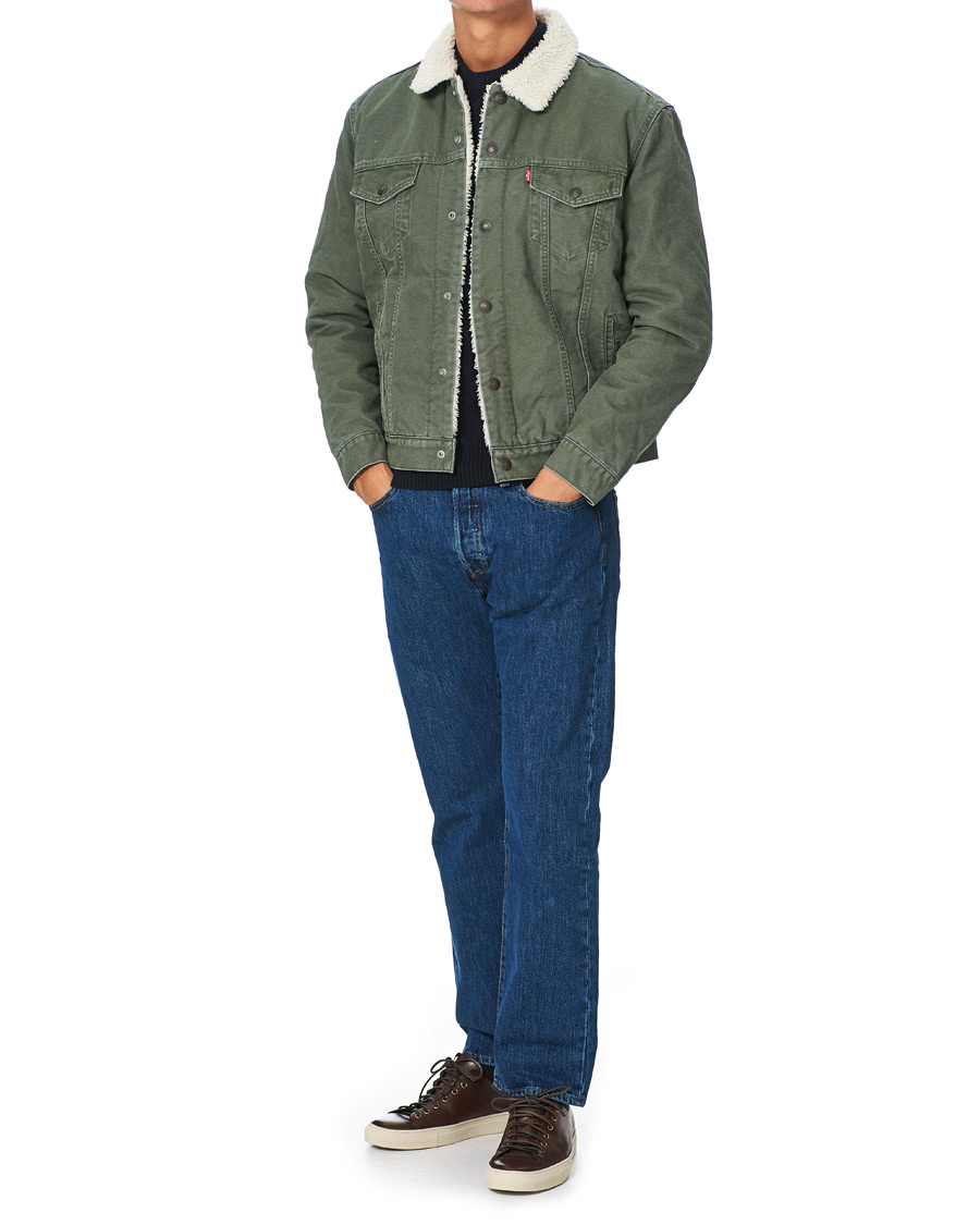 Herre | Jakker | Levi's | Type III Sherpa Trucker Thyme