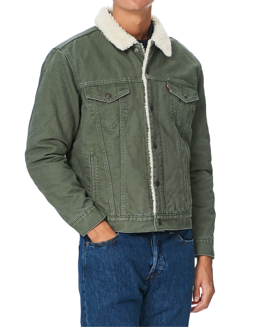 Herre | Jakker | Levi's | Type III Sherpa Trucker Thyme