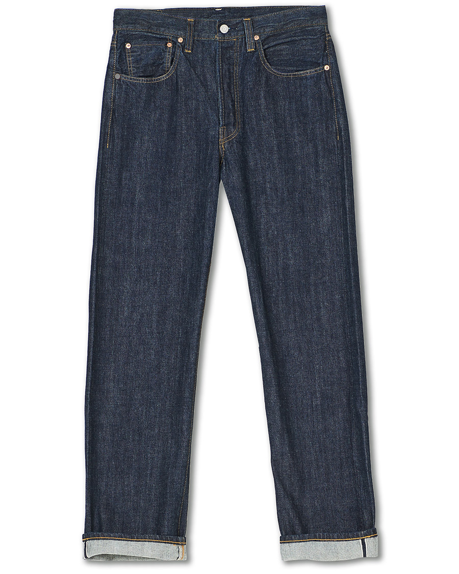 Herre | Jeans | Levi's Vintage Clothing | 1947 Straight Slim Fit 501 Selvedge Jeans New Rinse