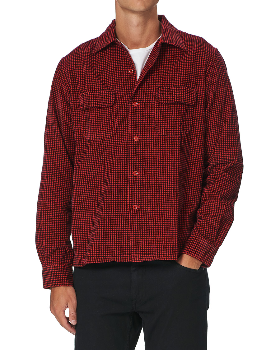 Herre | Skjorter | Levi's Vintage Clothing | Deluxe Check Shirt Dogtooth Red