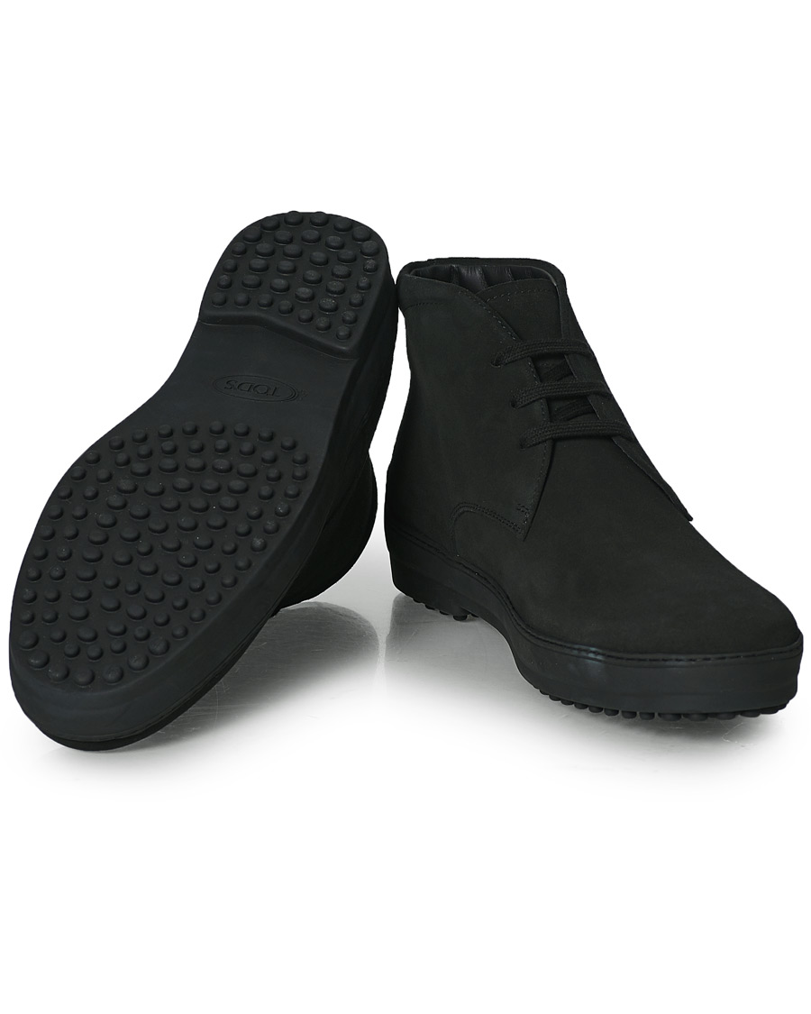 Herre | Tod's Winter Gommini Boots Black Suede | Tod's | Winter Gommini Boots Black Suede