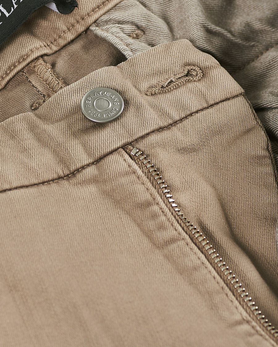 Herre | Bukser | Replay | Benni Hyperflex X-Lite Chinos Walnut