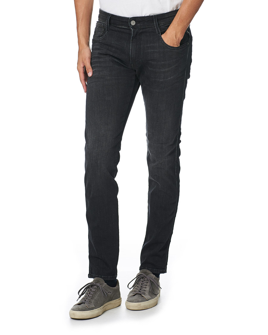 Herre | Jeans | Replay | Anbass Power Stretch Jeans Black