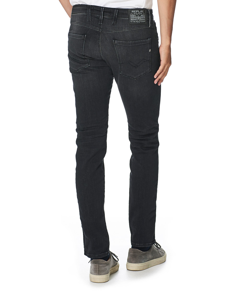Herre | Jeans | Replay | Anbass Power Stretch Jeans Black