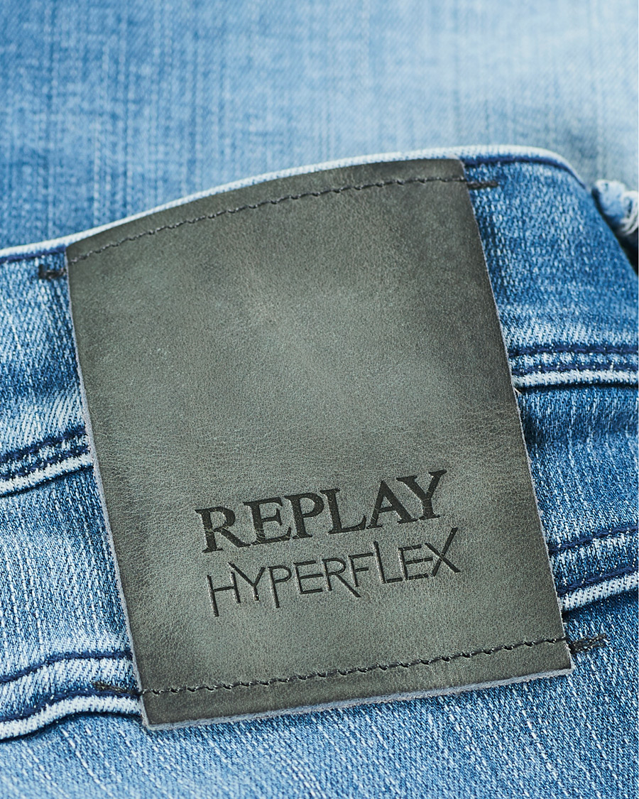 Herre | Jeans | Replay | Anbass Hyperflex Re-Used Jeans Light Blue