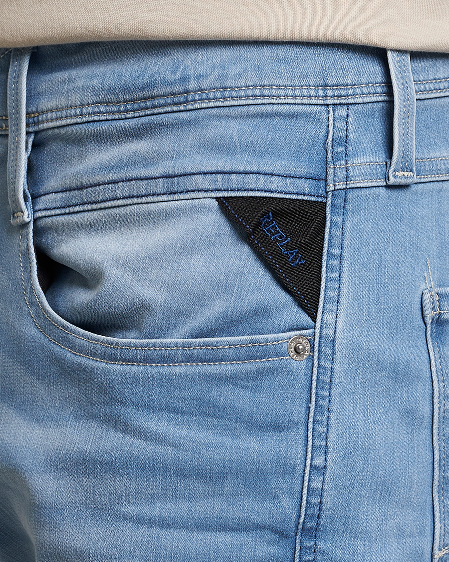 Herre | Jeans | Replay | Anbass Hyperflex X-Lite Jeans Light Blue