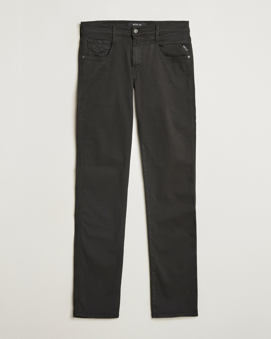 Herre | Bukser | Replay | Anbass Hyperflex X.Lite 5-Pocket Pants Black