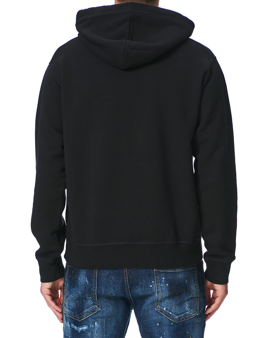 Herre | Gensere | Dsquared2 | Mini D2 Leaf Hoodie Black