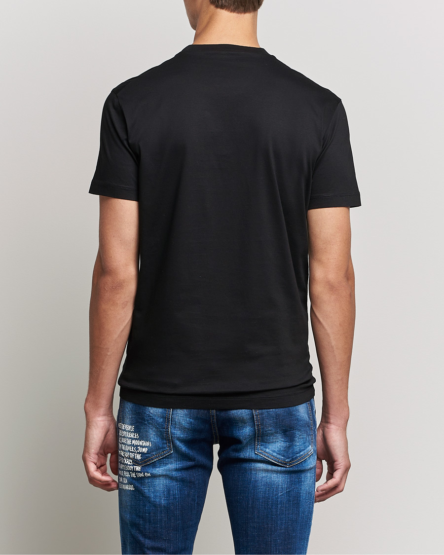 Herre | T-Shirts | Dsquared2 | Icon Tonal Logo Tee Black