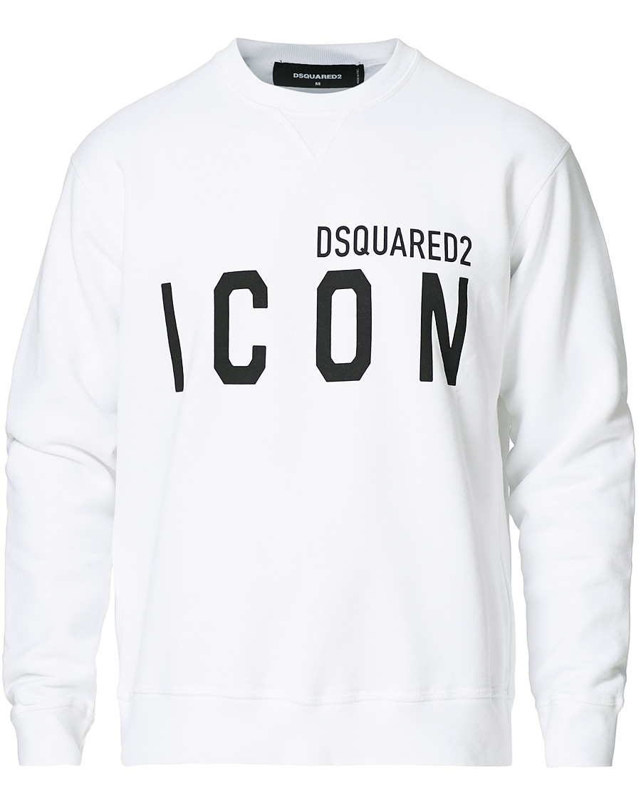 Herre | Gensere | Dsquared2 | Icon Logo Sweatshirt White
