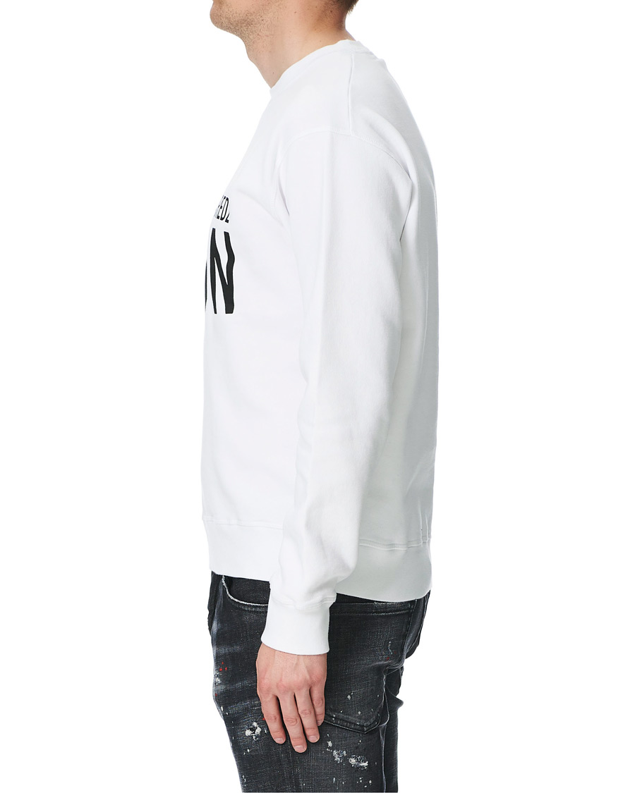 Herre | Gensere | Dsquared2 | Icon Logo Sweatshirt White