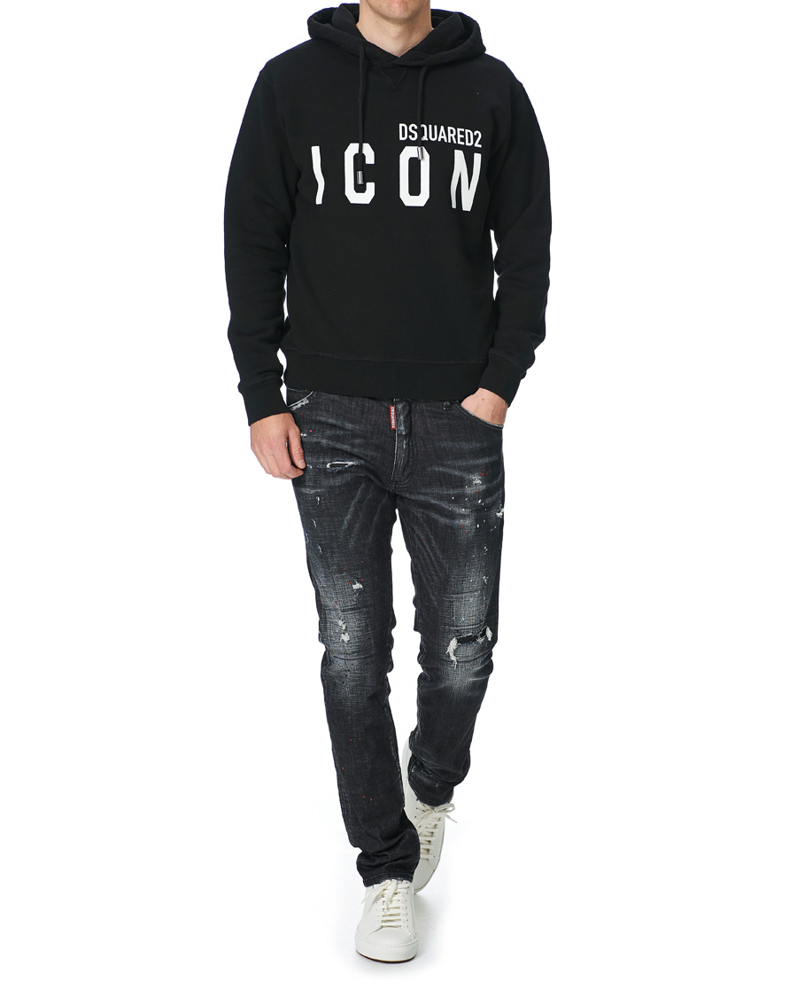 Herre | Gensere | Dsquared2 | Icon Logo Hoodie Black