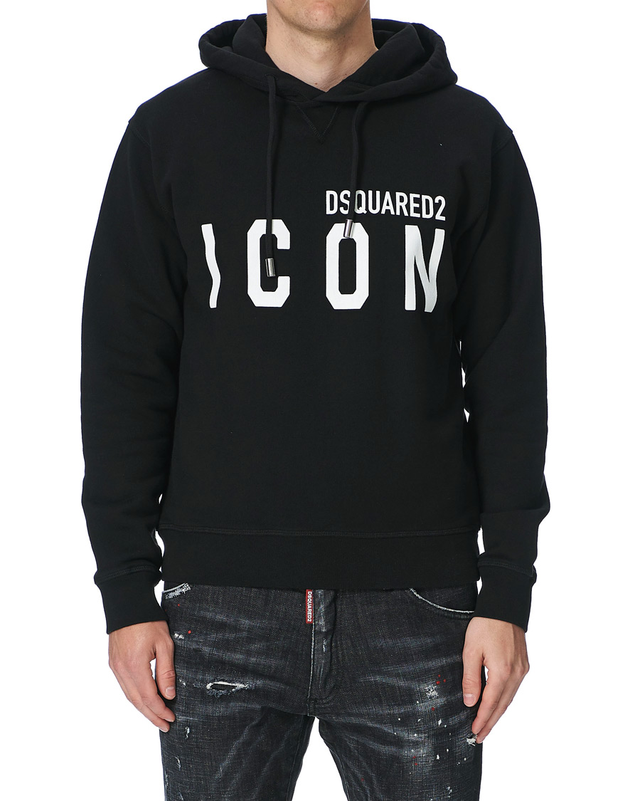 Herre | Gensere | Dsquared2 | Icon Logo Hoodie Black